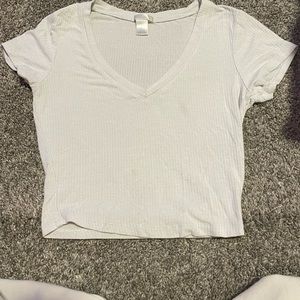 White crop top